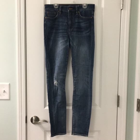 J. Crew Denim - Medium wash ripped blue jeans